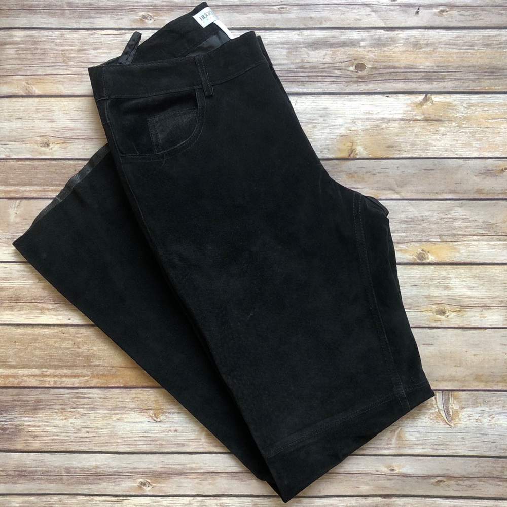Hugo Buscatti Pants 100% Leather size 8 petites.